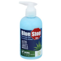 Blue Stop Max Massage Gel, for Body Aches, 8 Ounce