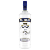 Smirnoff Vodka, Triple Distilled, 1 Litre