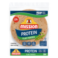 Mission Tortilla Wraps, Vegan, Super Soft, Protein, 6 Each