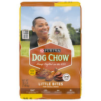 Dog Chow Dog Food, Real Chicken & Beef, Little Bites, Small Dogs, 16.5 Pound