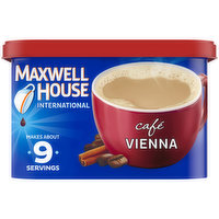 Maxwell House International Vienna Cafe-Style Instant Coffee Beverage Mix, 9 Ounce