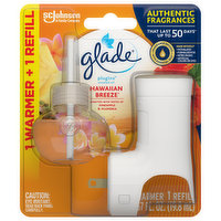 Glade PlugIns Scented Oil Warmer, Hawaiian Breeze, 1 Each