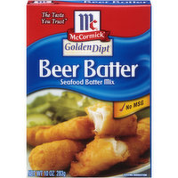 McCormick Golden Dipt Beer Batter Seafood Batter Mix, 10 Ounce