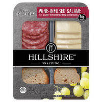 HILLSHIRE SNACKING Snacking Small Plates, Wine-Infused Salame with White Cheddar Cheese, 2.76 oz., 2.76 Ounce