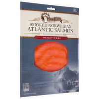 Echo Falls Atlantic Salmon, Smoked Norwegian, Traditional, 4 Ounce