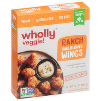 Wholly Veggie! Cauliflower Wings, Ranch, 13.2 Ounce