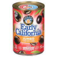 Early California Olives, Pitted Ripe, Jumbo, 5.75 Ounce