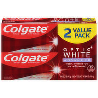 Colgate Toothpaste, Advanced, Sparkling White, 2 Value Pack, 2 Each