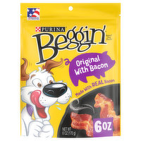 Beggin' Dog Treats, Original with Bacon, 6 Ounce