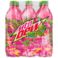 Mtn Dew Soda, Major Melon, 6 Pack, 6 Each