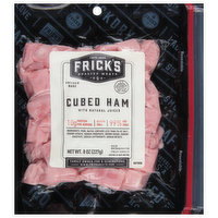 Frick's Ham, Cubed, 8 Ounce