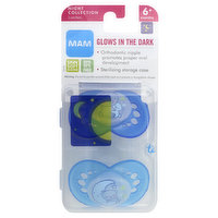 MAM Pacifiers, Night Collection, 6+ Months, 2 Each