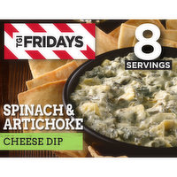 TGI Fridays Spinach & Artichoke Cheese Dip Frozen Snack, 8 Ounce