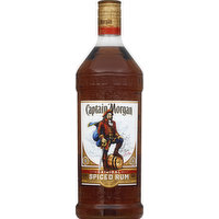 Captain Morgan Rum, Spiced, Original, 1.75 Litre