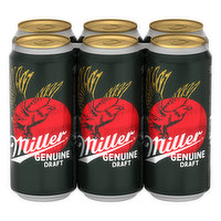 Miller Genuine Draft Beer, 6 Pack, 6 Each