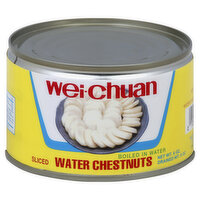 Wei-Chuan Water Chestnuts, Sliced, 8 Ounce