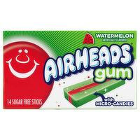 AirHeads Gum, Watermelon, Sugarfree, 14 Each