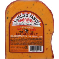 Yancey's Fancy Cheese, Pasteurized Process, Cheddar, Hot Stuff Buffalo Wing, 7.6 Ounce