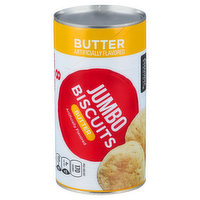 Essential Everyday Biscuits, Butter, Jumbo, 8 Each