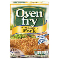 Oven Fry Seasoned Coating Mix, Pork, Extra Crispy, 4.2 Ounce