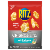 RITZ Crisp and Thins Salt and Vinegar Chips, 7.1 Ounce