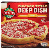 Brew Pub Pizza Pizza, Chicago Style Deep Dish, Cheese, 26.6 Ounce