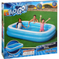 H2O GO! Pool, Blue Rectangular, 1 Each