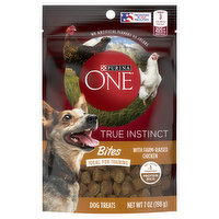 O.N.E. True Instinct Dog Treats, Bites, with Farm-Raised Chicken, 7 Ounce