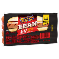 Ball Park Lean Beef Hot Dogs, Bun Length, 8 Count, 14 Ounce