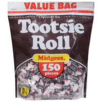 Tootsie Roll Midgees Candy, Value Bag, 150 Each