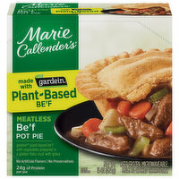 Marie Callender's Plant-Based Be'f Pot Pie Frozen Meal, 15 Ounce