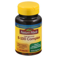 Nature Made B-100 Complex, Time Release, Tablets, 60 Each