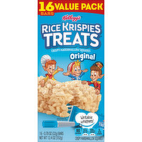 Rice Krispies Treats Crispy Marshmallow Squares, Original, Value Pack, 16 Each