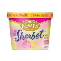 Kemps Strawberry Lemonade flavored sherbet, 54 Ounce