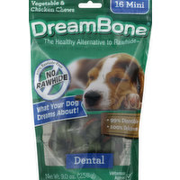 DreamBone Vegetable & Chicken Chews, Dental, Mini, 16 Each