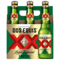 Dos Equis Beer, Lager Especial, 6 Each