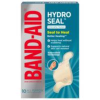 Band-Aid Hydro Seal Bandages, Adhesive, All Purpose, 10 Each