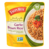 Tasty Bite Brown Rice, Garlic, 8.8 Ounce