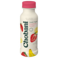Chobani Yogurt Drink, Greek, Low-Fat, Strawberry Banana, 7 Fluid ounce