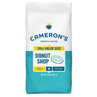 Cameron's Coffee, Smooth, Whole Bean, Medium Roast, Donut Shop, 28 Ounce