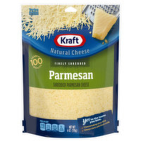 Kraft Finely Shredded Cheese, Parmesan, 6 Ounce