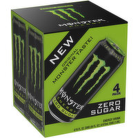 Monster Energy Zero Sugar, 64 Fluid ounce