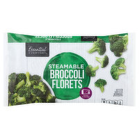 Essential Everyday Broccoli Florets, Steamable, 12 Ounce