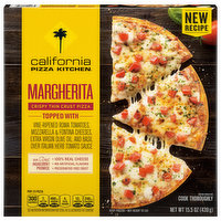 California Pizza Kitchen Pizza, Crispy, Thin Crust, Margherita, 15.5 Ounce