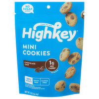 Highkey Cookies, Mini, Chocolate Chip, 2 Ounce