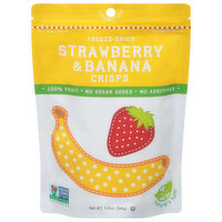 Nature's Turn Crisps, Strawberry & Banana, 1.2 Ounce