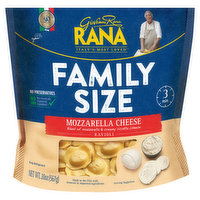 Rana Ravioli, Mozzarella Cheese, Family Size, 20 Each