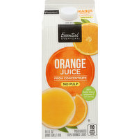 Essential Everyday Juice, Orange, No Pulp, 64 Ounce