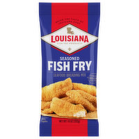 Louisiana Fish Fry Products Seafood Breading Mix, Fish Fry, Seasoned, 10 Ounce