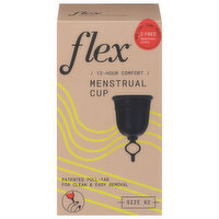 Flex Menstrual Cup, Size 02, 1 Each